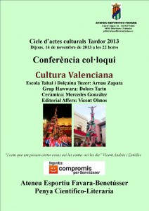 cultura valenciana 14-11-13